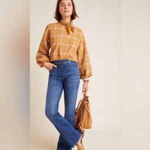 Pilcro and the Letterpress High rise bootcut by Anthropologie